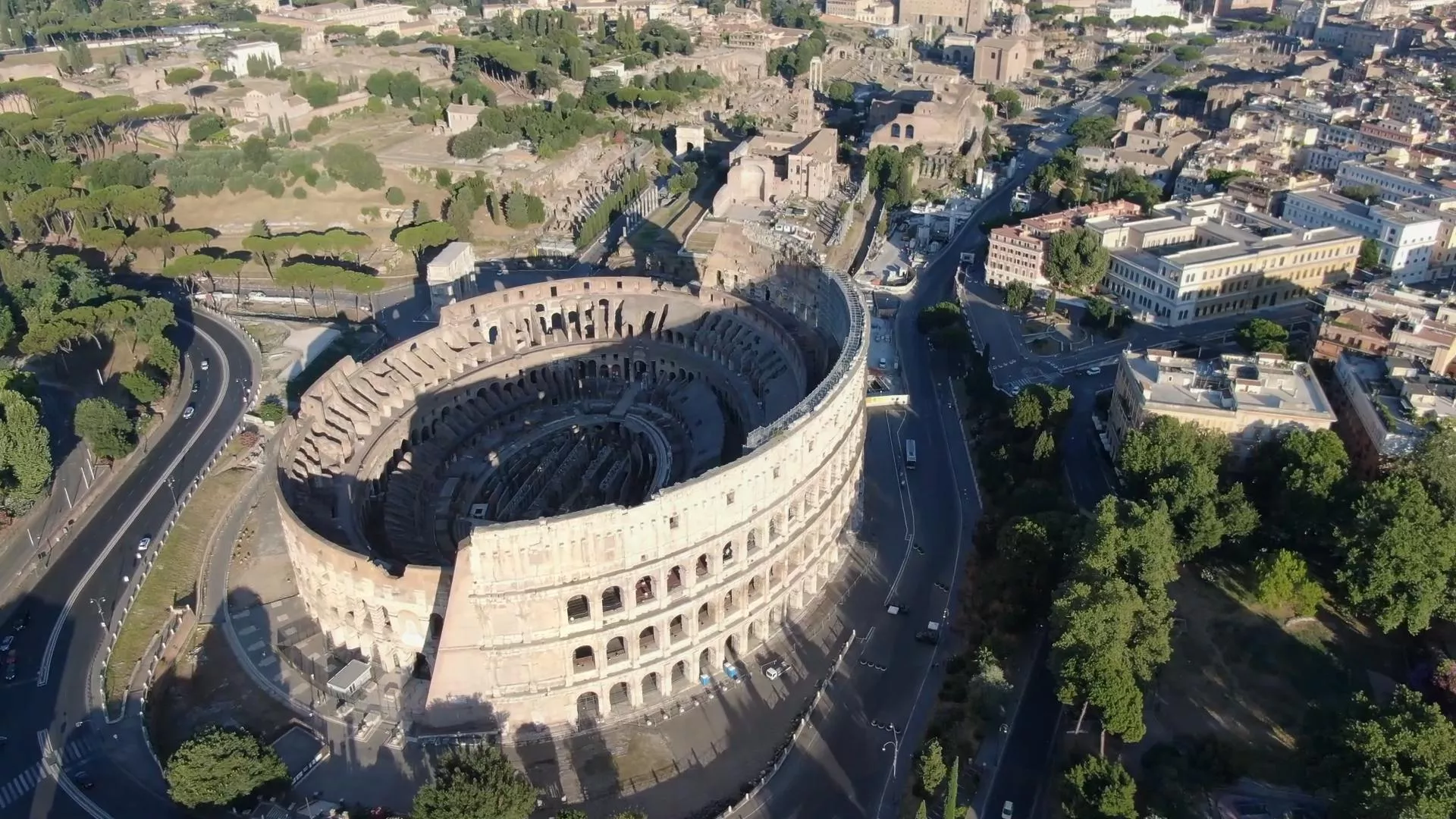 Vue aérienne, montrant les détails